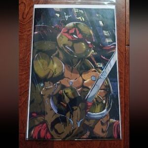 T.M.N.T. SDCC Virgin Variant Eskivo Signed With COA Lim To 500 Comic